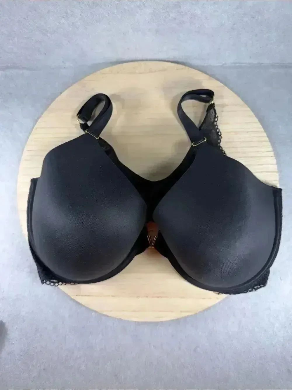 Victoria's Secret Front Close Uplift Demi Bra Black Lace 38DDD 2642986217